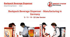 Desktop Screenshot of beverage-backpack.com